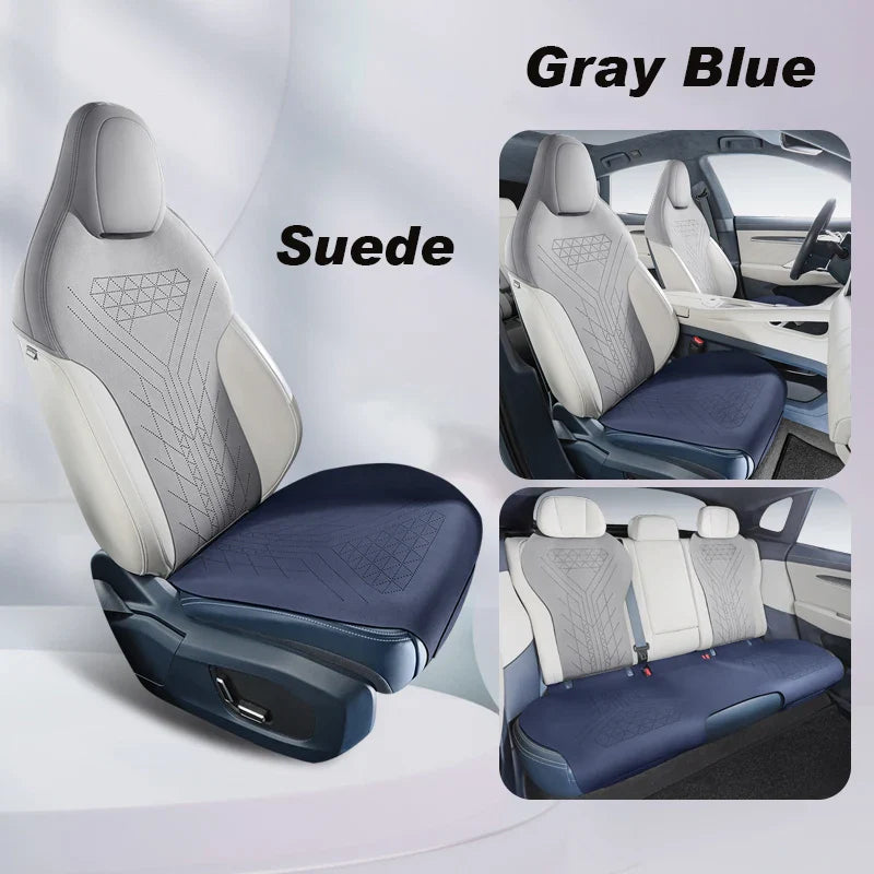 Suede Car Seat Cushion Pads for Zeekr 001 (Half Cover Set)