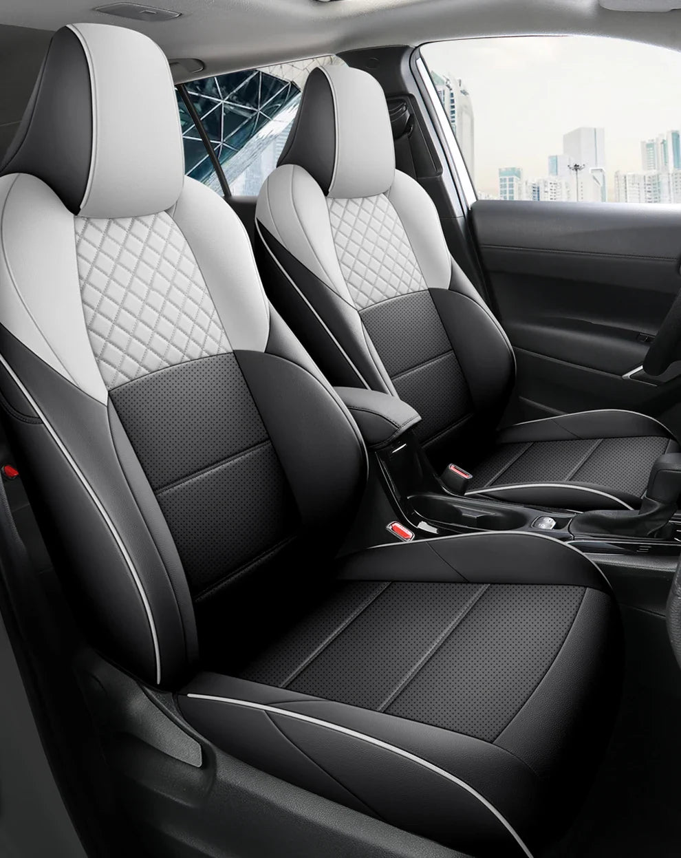 Leather Seat Covers for Toyota bZ4X