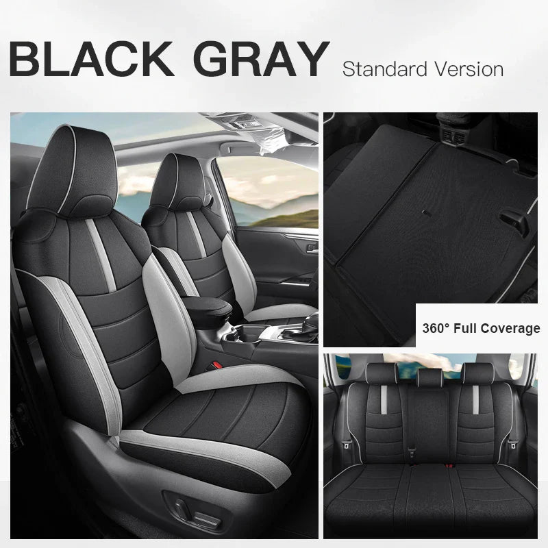 Flax Linen Breathable Seat Covers for Toyota RAV4 (2013–2019)