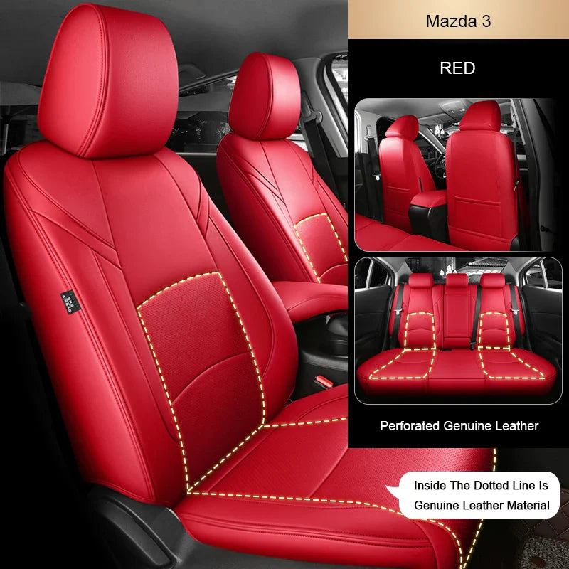 Leather Seat Covers for Mazda 3