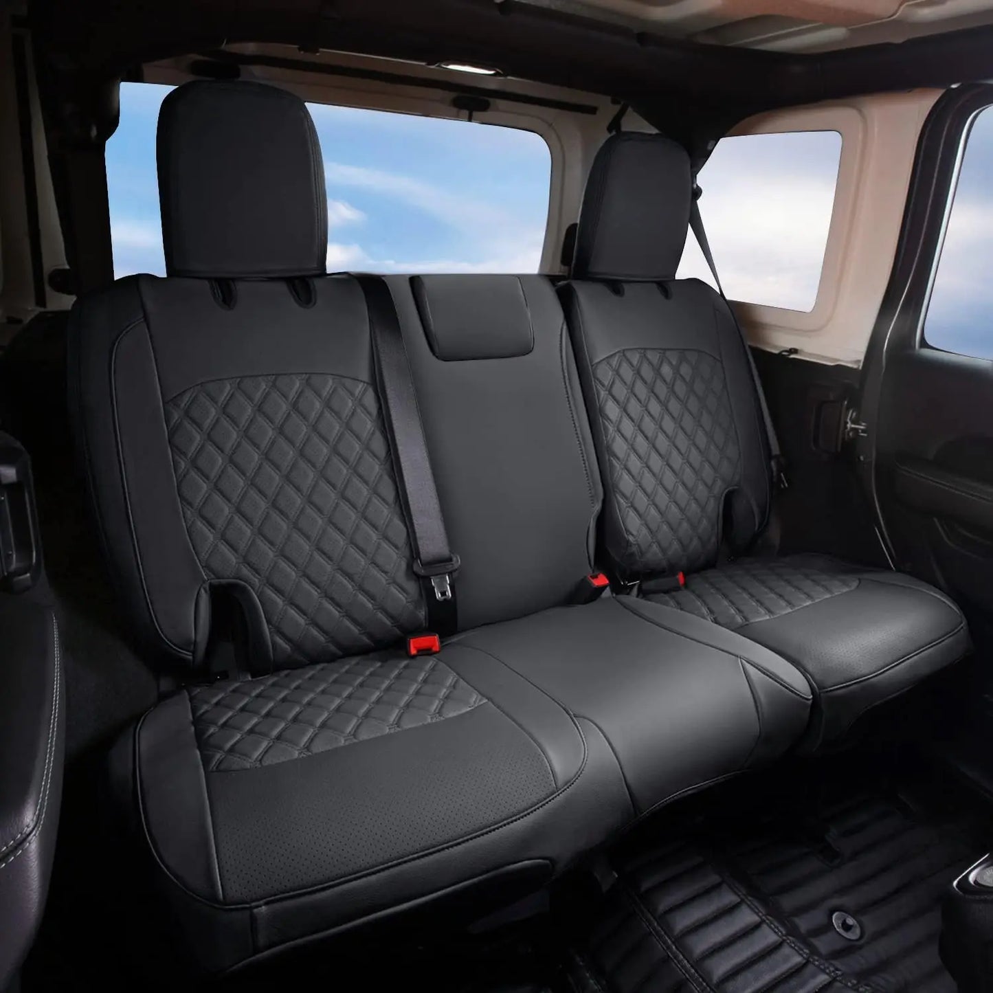 Leather Seat Covers for Jeep Wrangler (2018–2024)