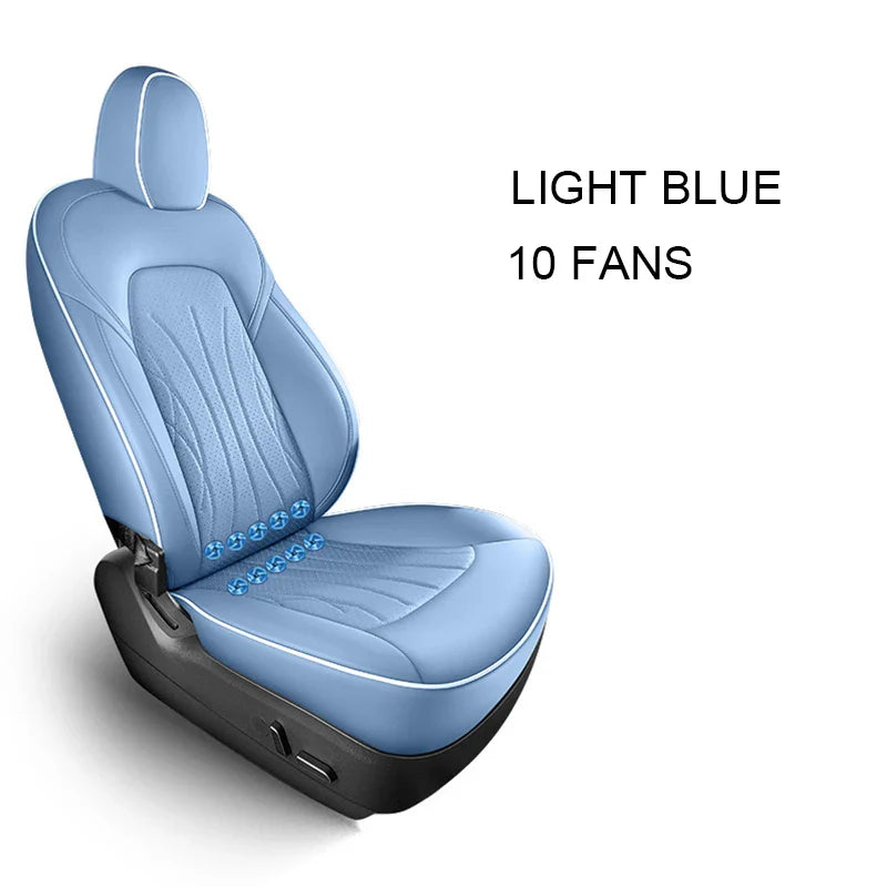Ventilated Cooling Seat Cushion with 10 Fans for Tesla Model Y - Full Surround