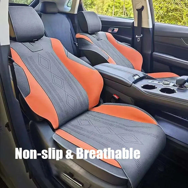Half-Cover Suede Saddle Seat Cushion Pads for Changan UNI-K (2020-2023)
