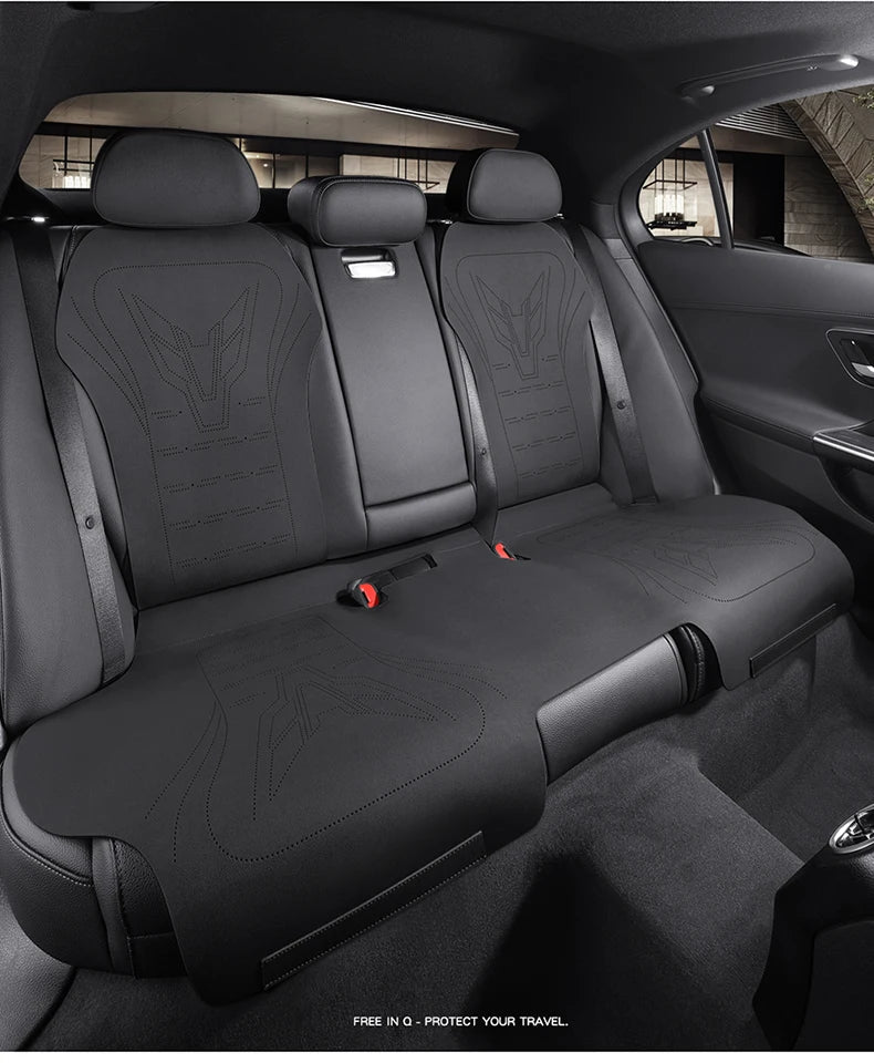Half‑Cover Suede Car Seat Cushion Pads for Mercedes‑Benz GLC
