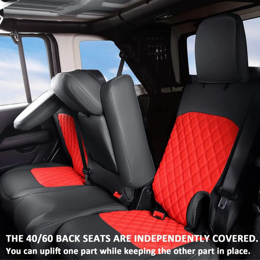 Leather Seat Covers for Jeep Wrangler (2018–2024)