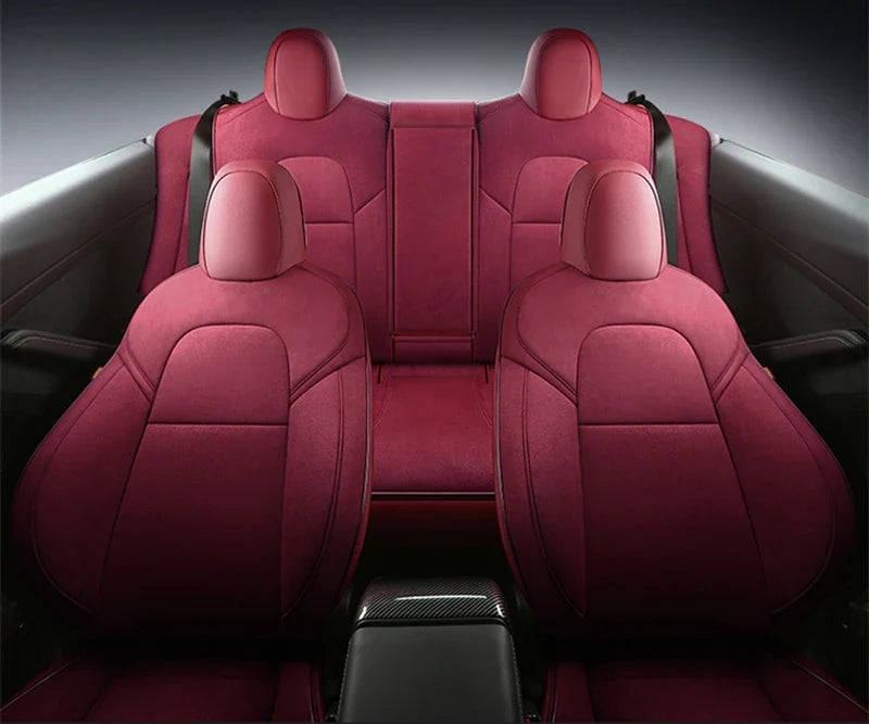 Suede Seat Covers for Tesla Model Y