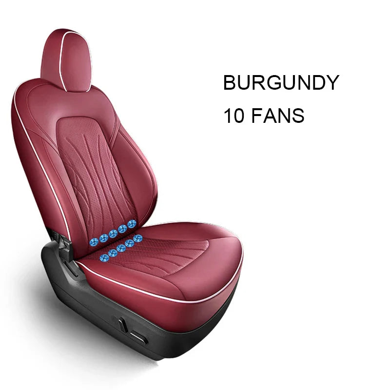 Ventilated Cooling Seat Cushion with 10 Fans for Tesla Model 3 - Full Surround