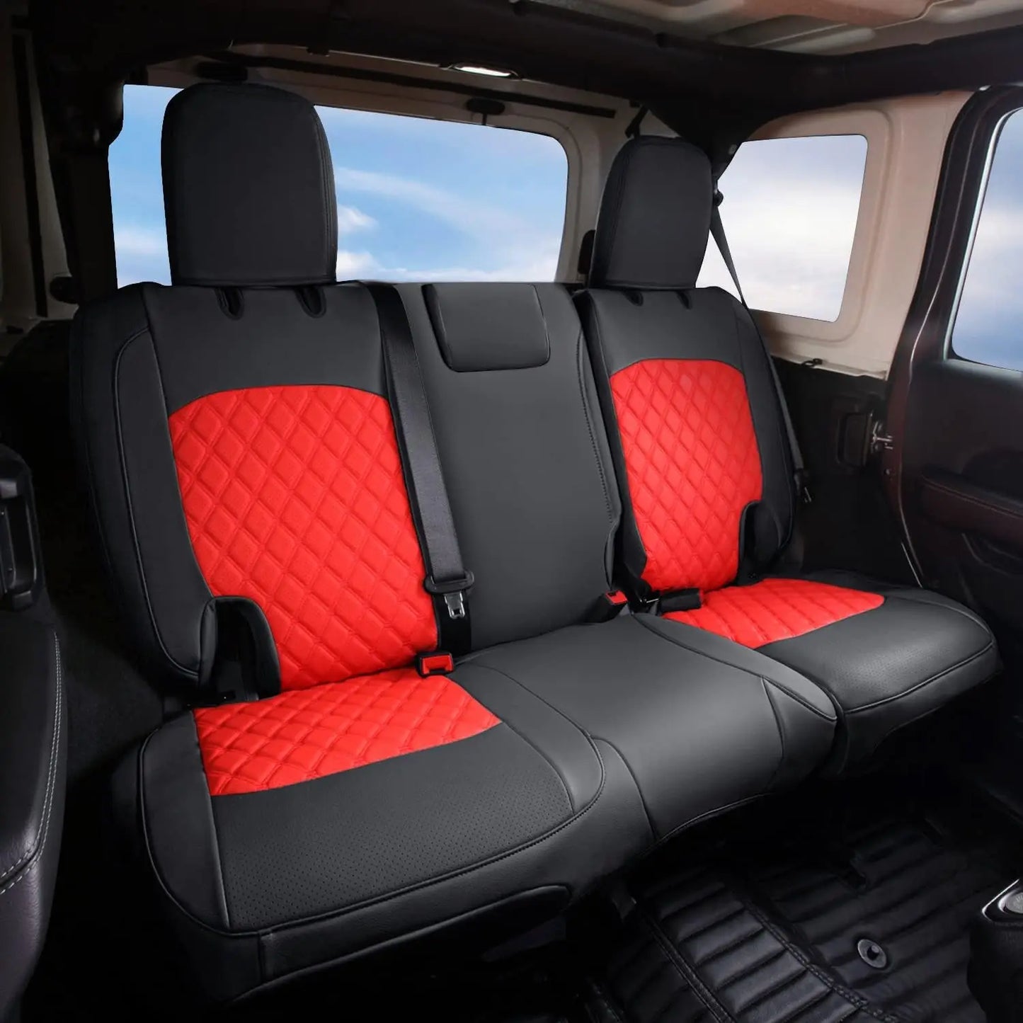 Leather Seat Covers for Jeep Wrangler (2018–2024)