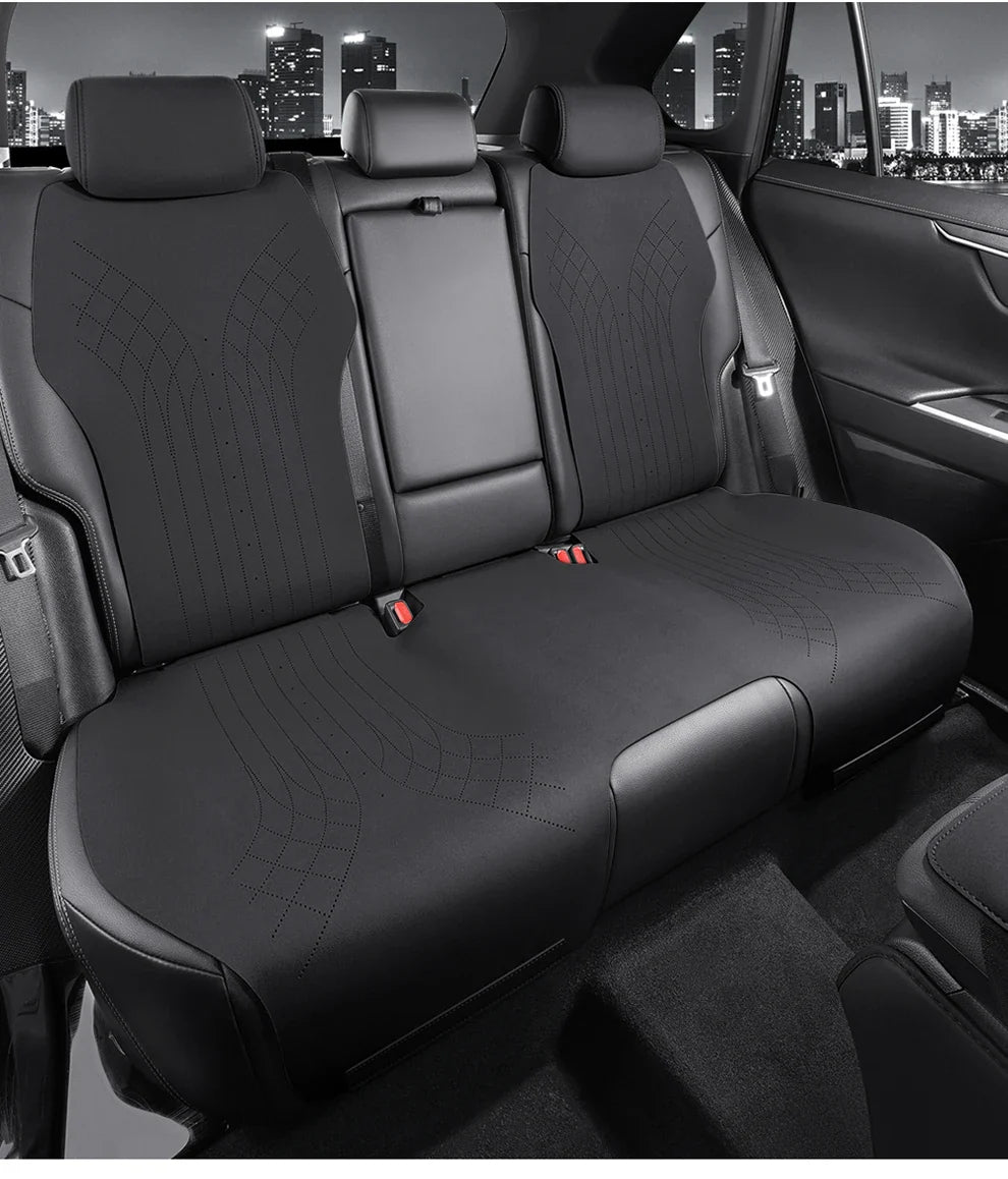 Half-Cover Suede Car Seat Cushion Pads for Toyota RAV4