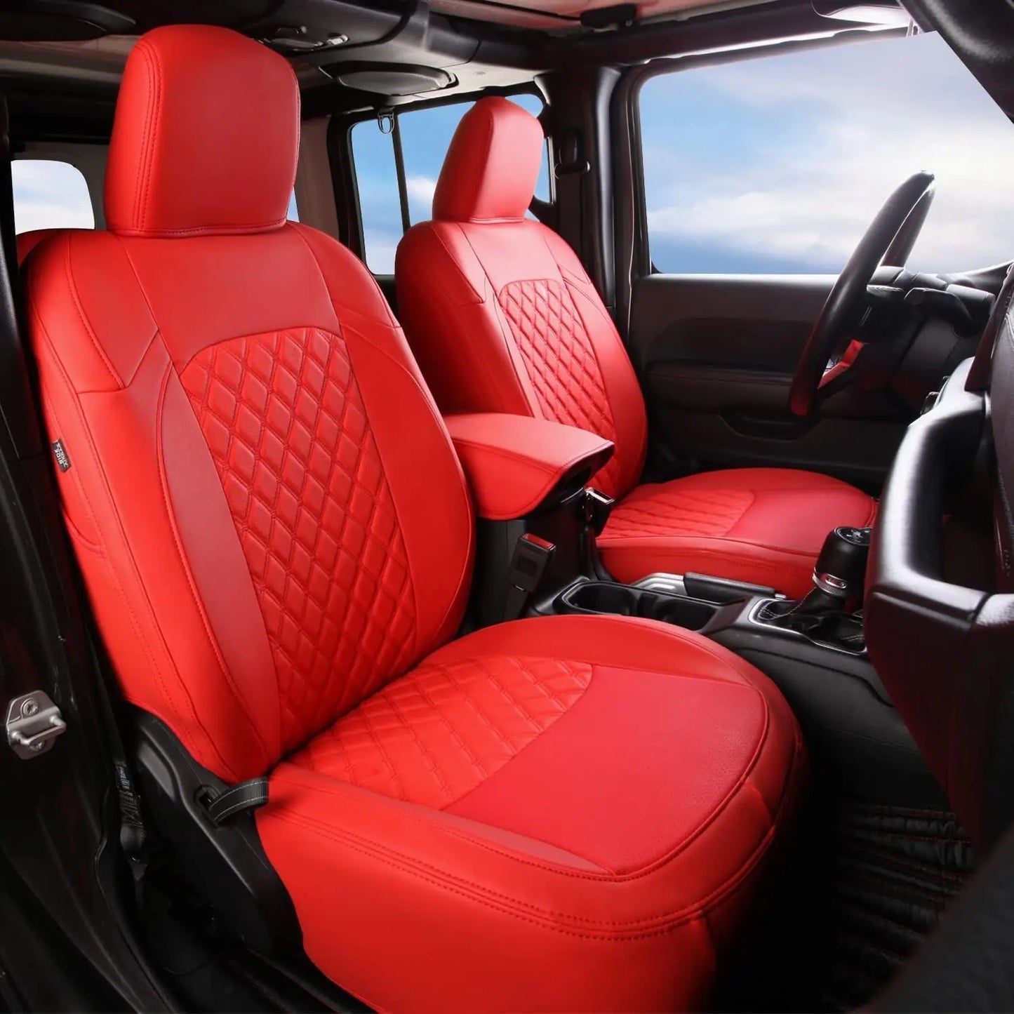 Leather Seat Covers for Jeep Wrangler (2018–2024)
