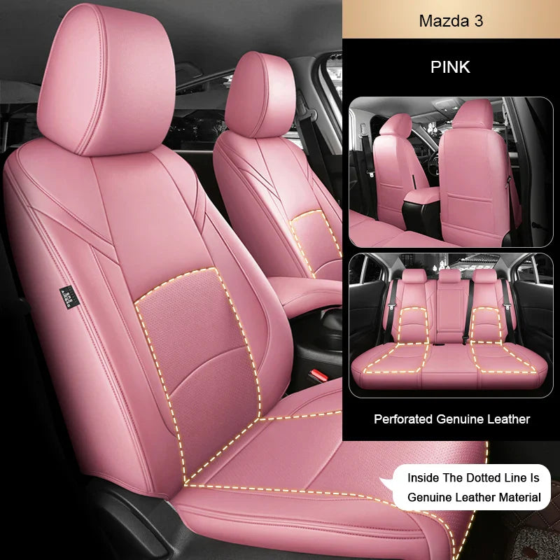 Leather Seat Covers for Mazda 3