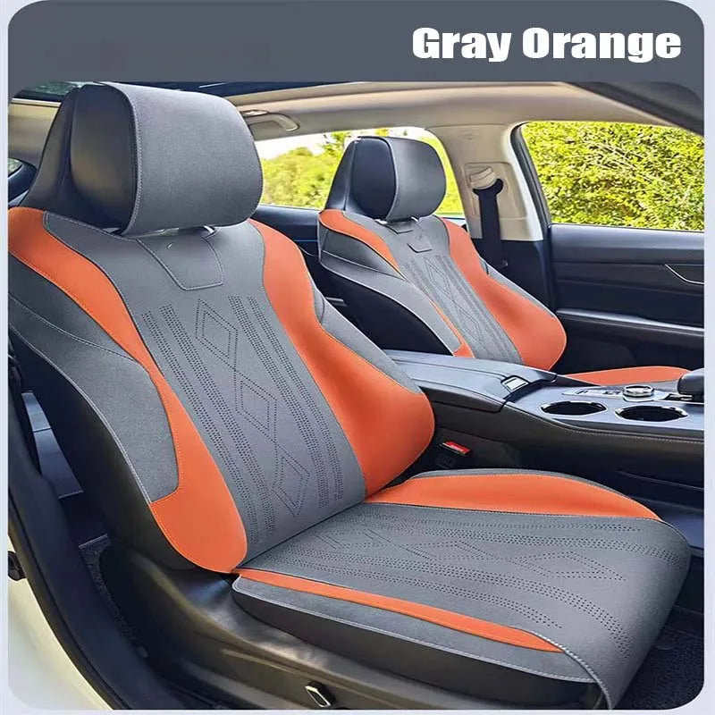 Half-Cover Suede Saddle Seat Cushion Pads for Changan UNI-K (2020-2023)