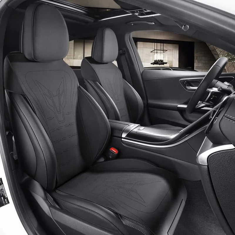 Half‑Cover Suede Car Seat Cushion Pads for Mercedes‑Benz GLC