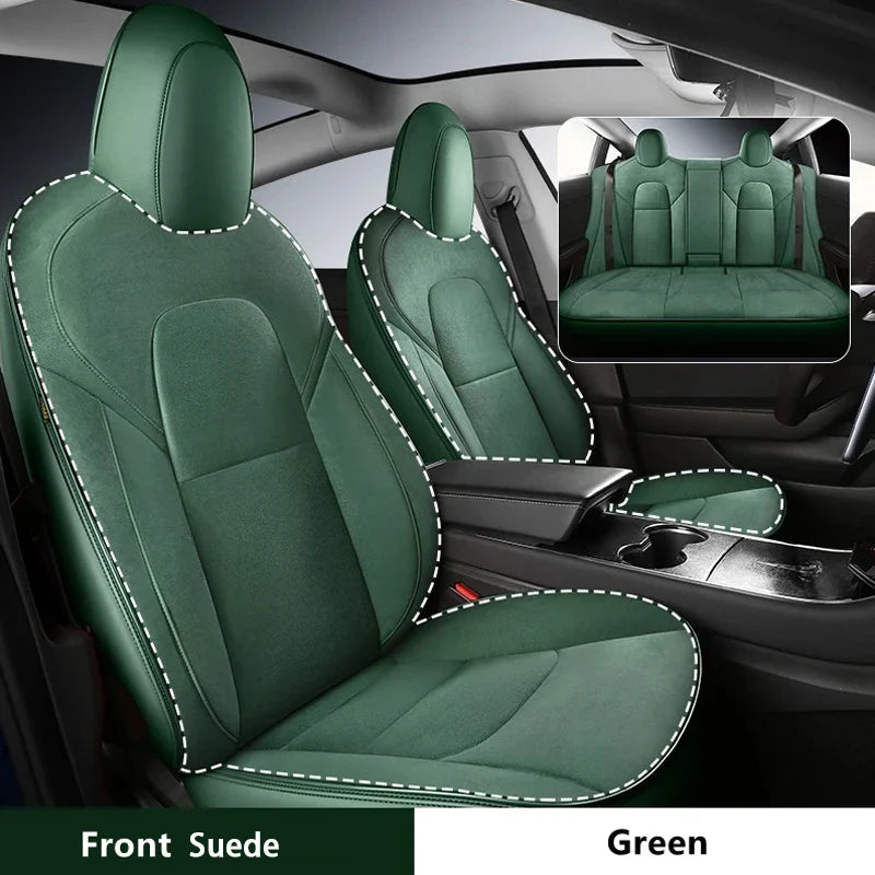 Suede Seat Covers for Tesla Model 3