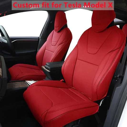 Leather Seat Covers for Tesla Model X – 6 Seater