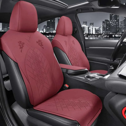 Half-Cover Alcantara Suede Car Seat Cushion Pads for Toyota Highlander