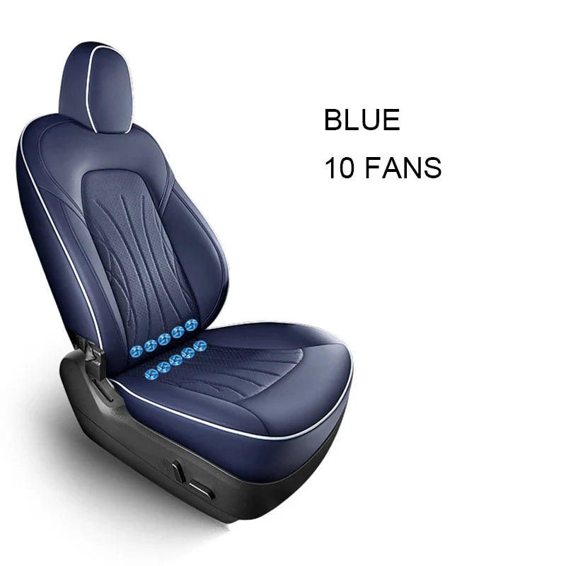 Ventilated Cooling Seat Cushion with 10 Fans for Tesla Model Y - Full Surround