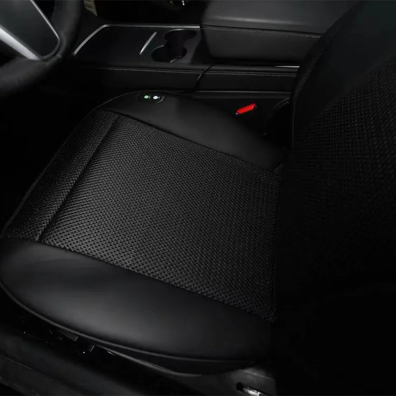 Ventilated Car Seat Cooling Cushion with 8 Fans for Tesla Model 3 – Half Surround