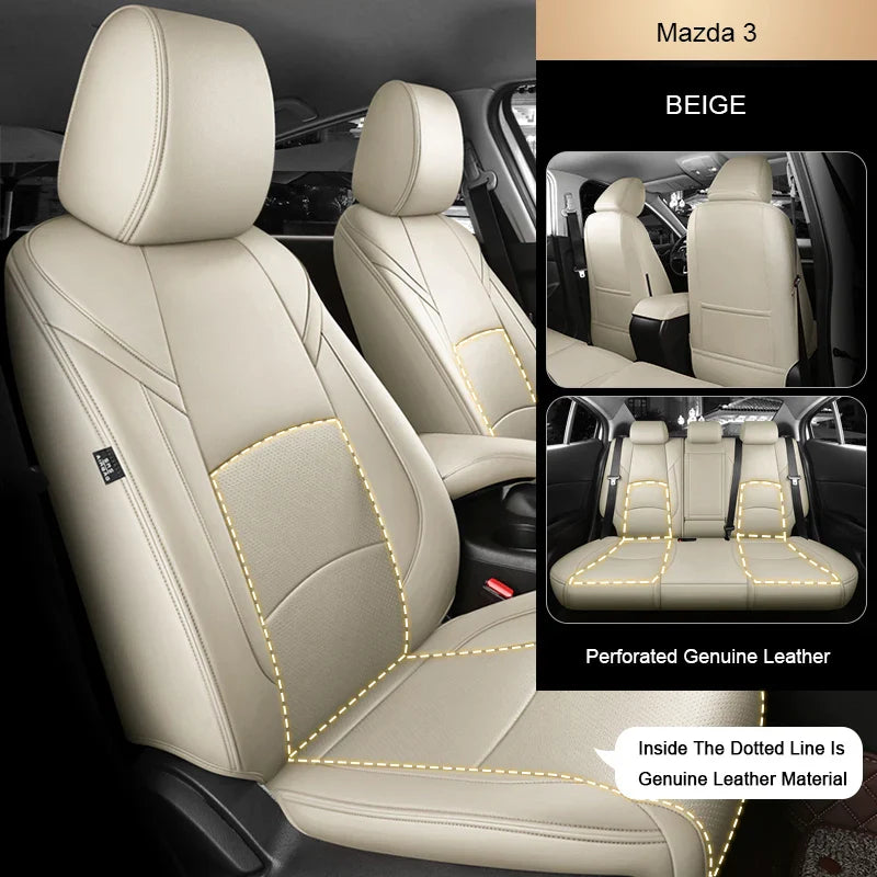 Leather Seat Covers for Mazda 3