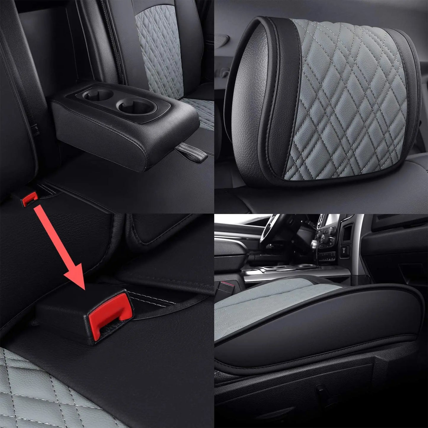 Leather Seat Covers for Dodge Ram (2009–2022)