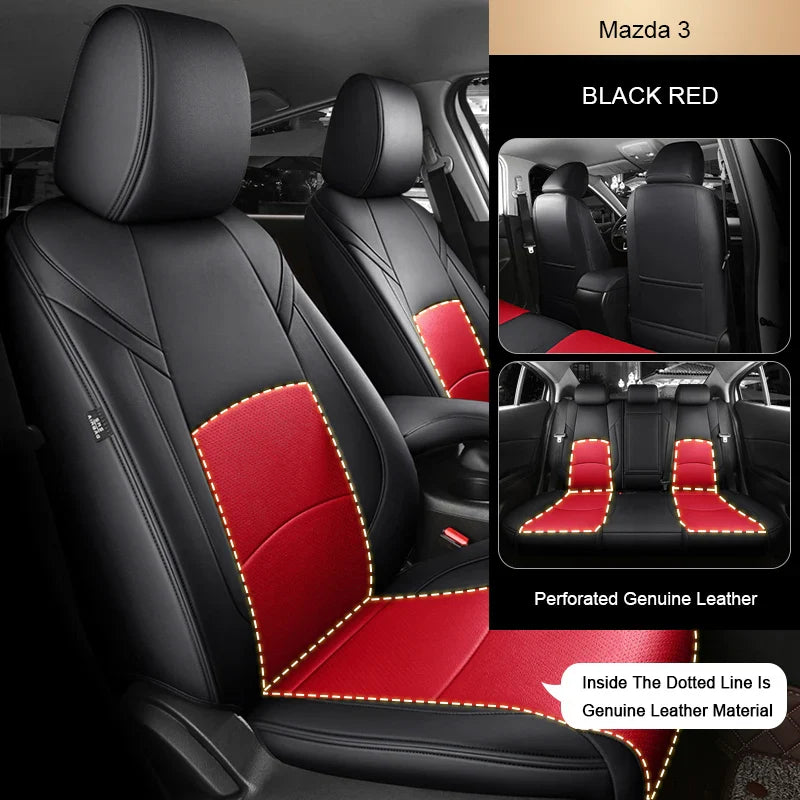 Leather Seat Covers for Mazda 3