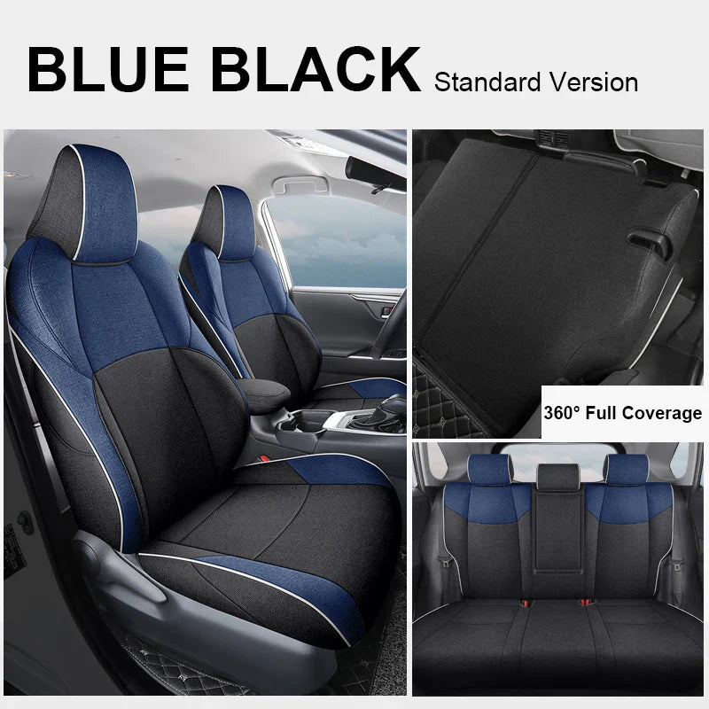 Flax Linen Breathable Seat Covers for Toyota bZ4X