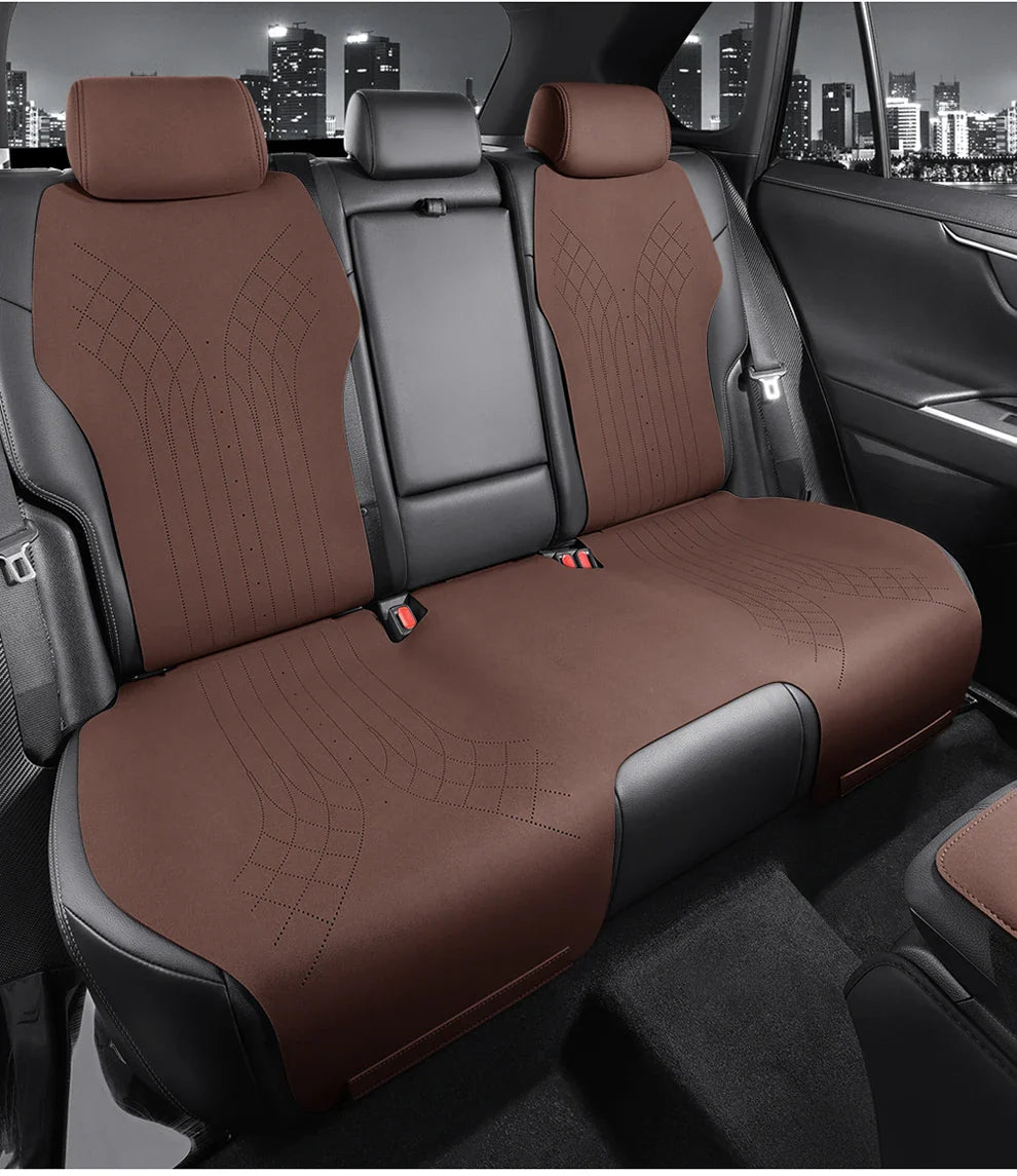 Half-Cover Suede Car Seat Cushion Pads for Toyota RAV4
