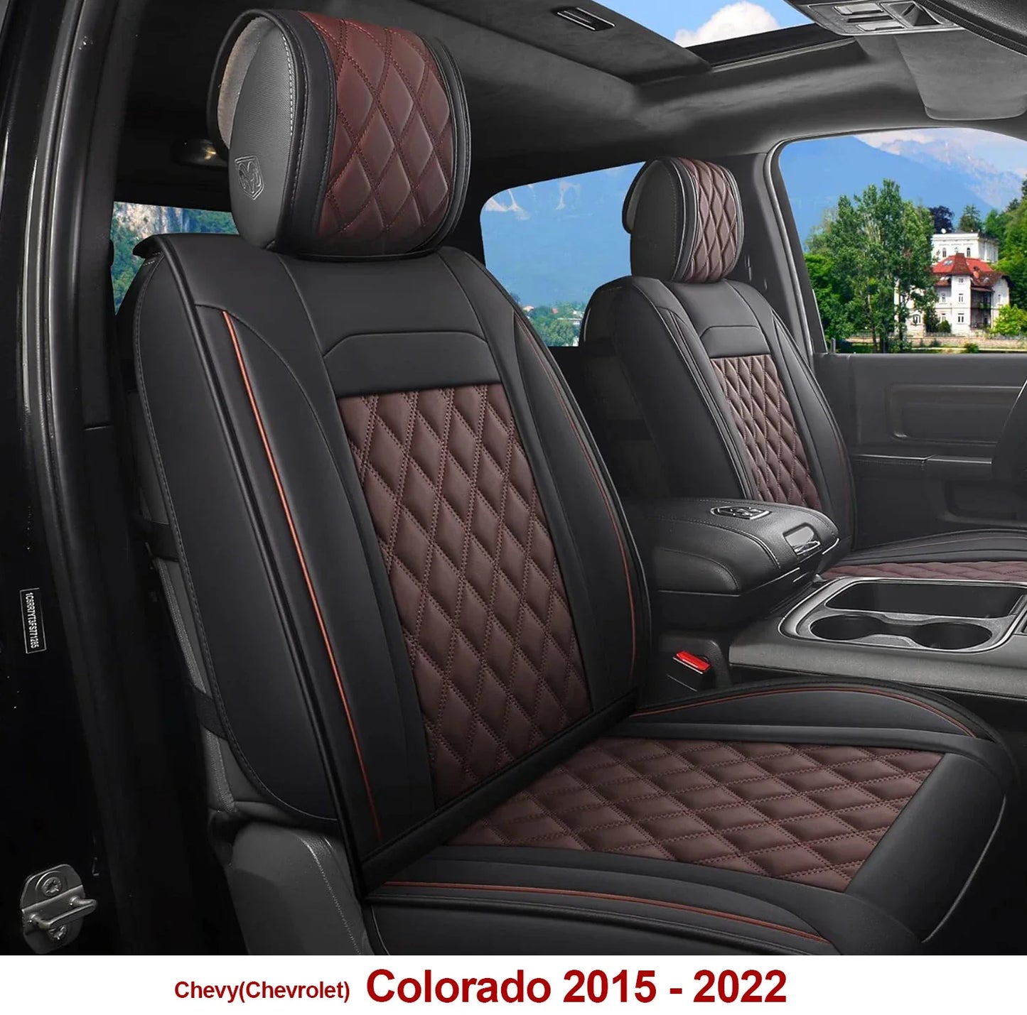 Leather Seat Covers for Chevrolet Colorado (2015–2024)