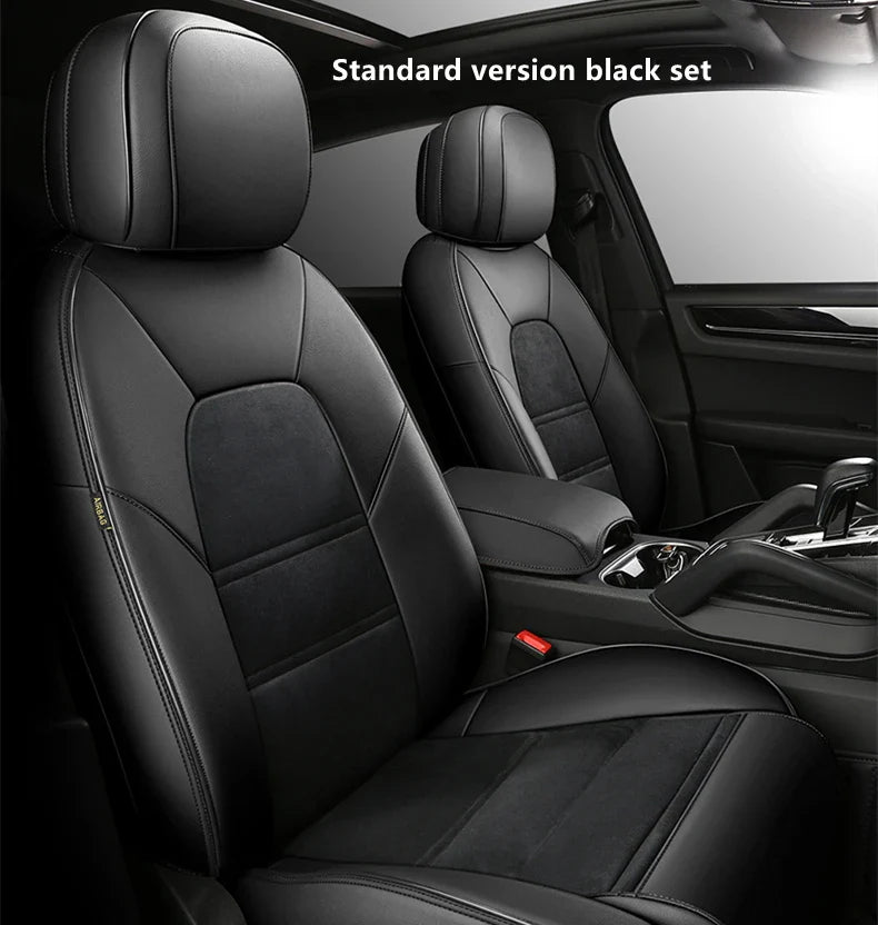 Suede Leather Seat Covers for Audi Q7 (7‑Seater)