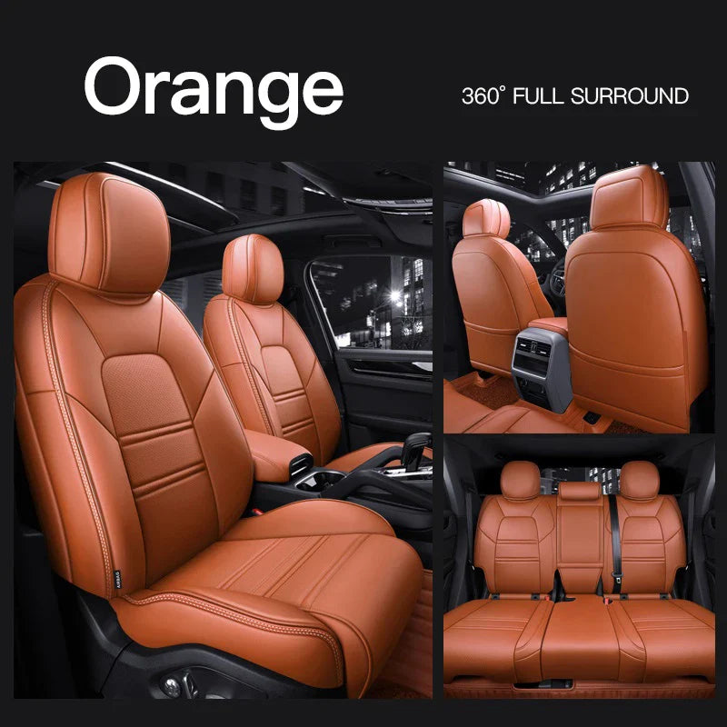 Leather Seat Covers for Porsche Cayenne EV