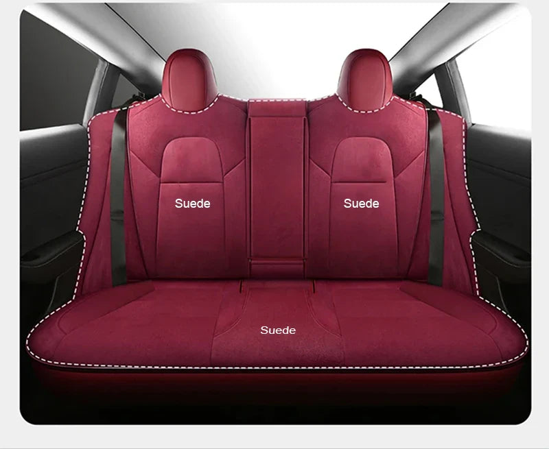 Suede Seat Covers for Tesla Model 3