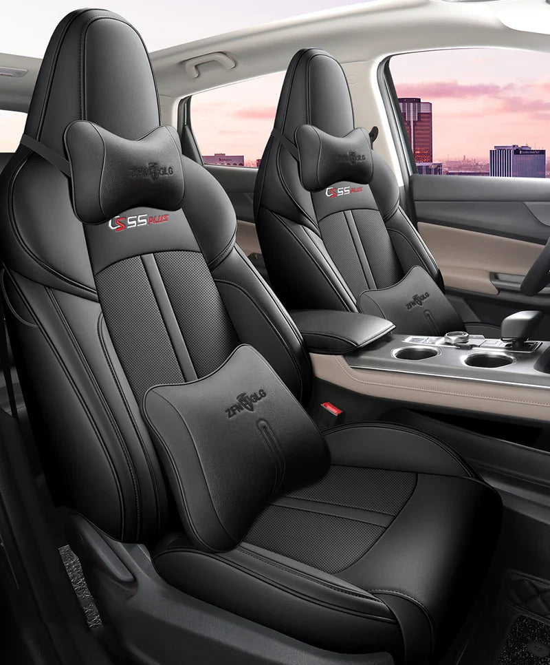 Leather Seat Covers for FAW Bestune T77 Pro (2019–2023)
