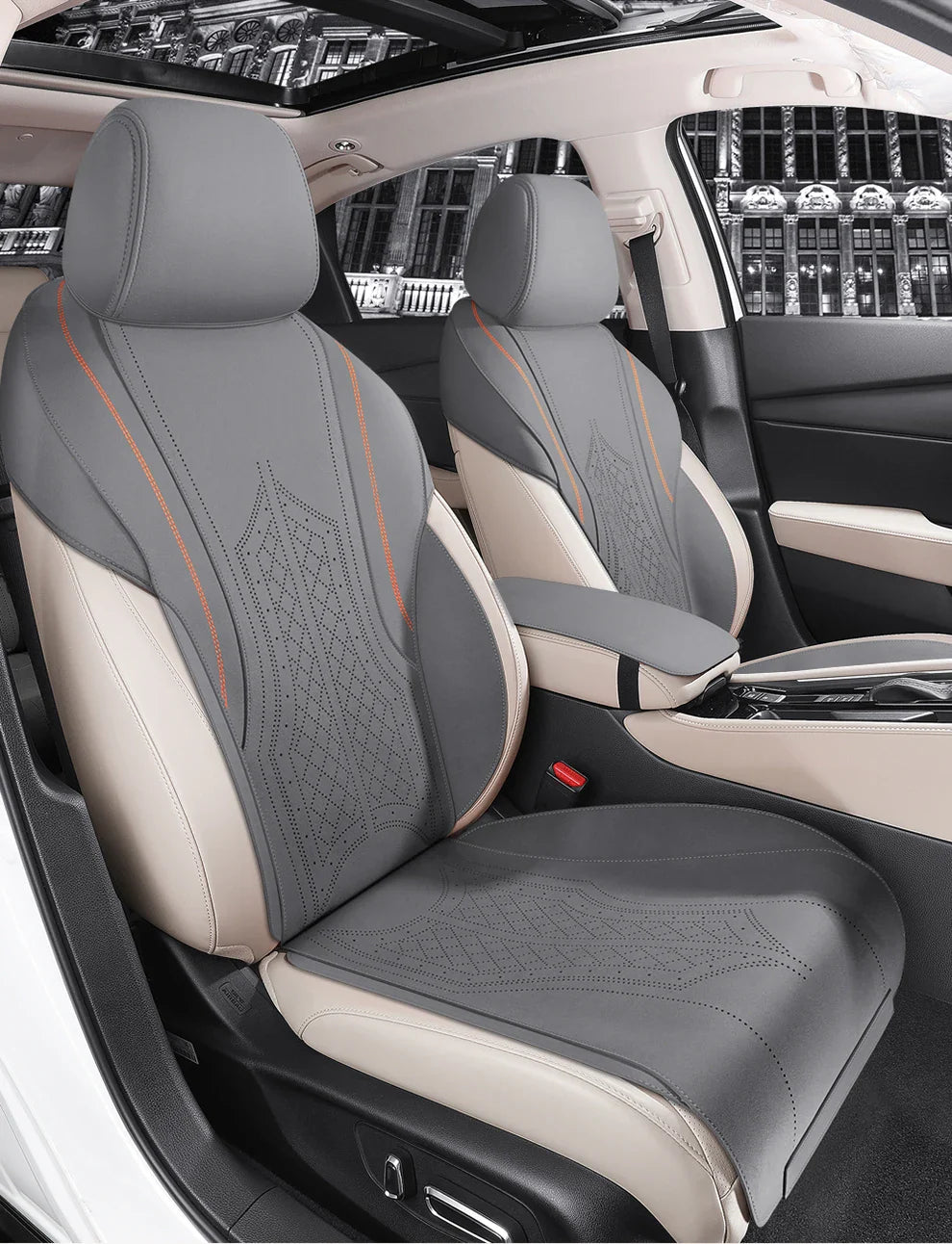 Half-Cover Suede Seat Covers for Honda Accord (2018–2023)