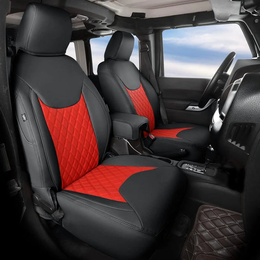 Leather Seat Covers for Jeep Wrangler (2007–2017)