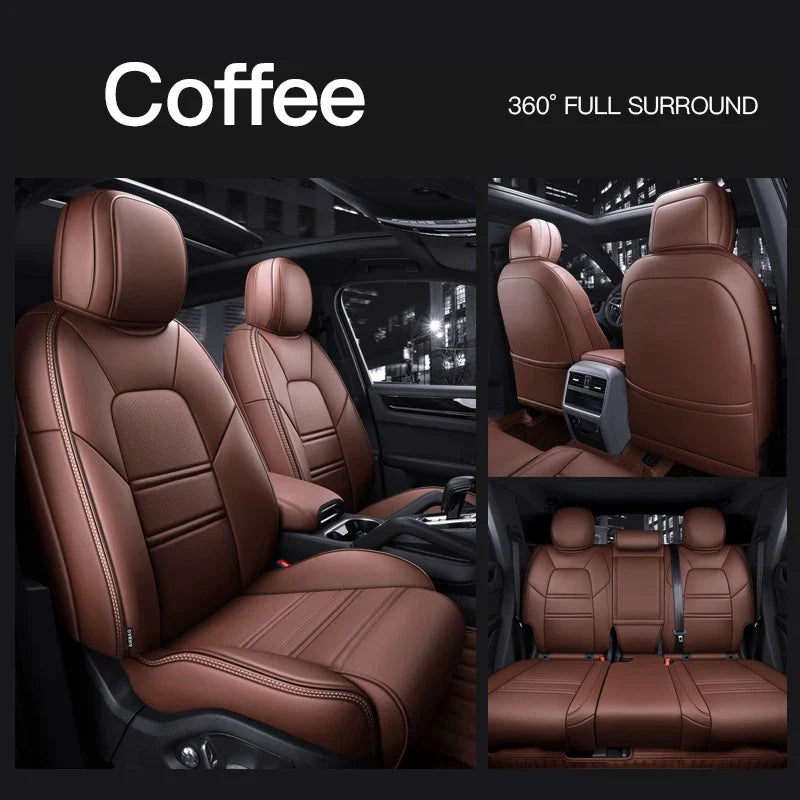 Leather Seat Covers for Porsche Cayenne EV