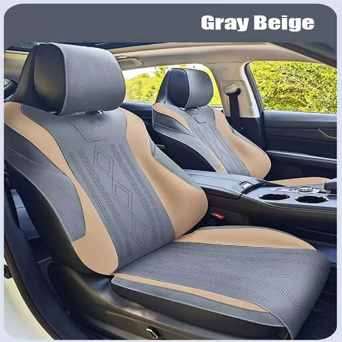 Half-Cover Suede Seat Covers for Changan UNI‑K