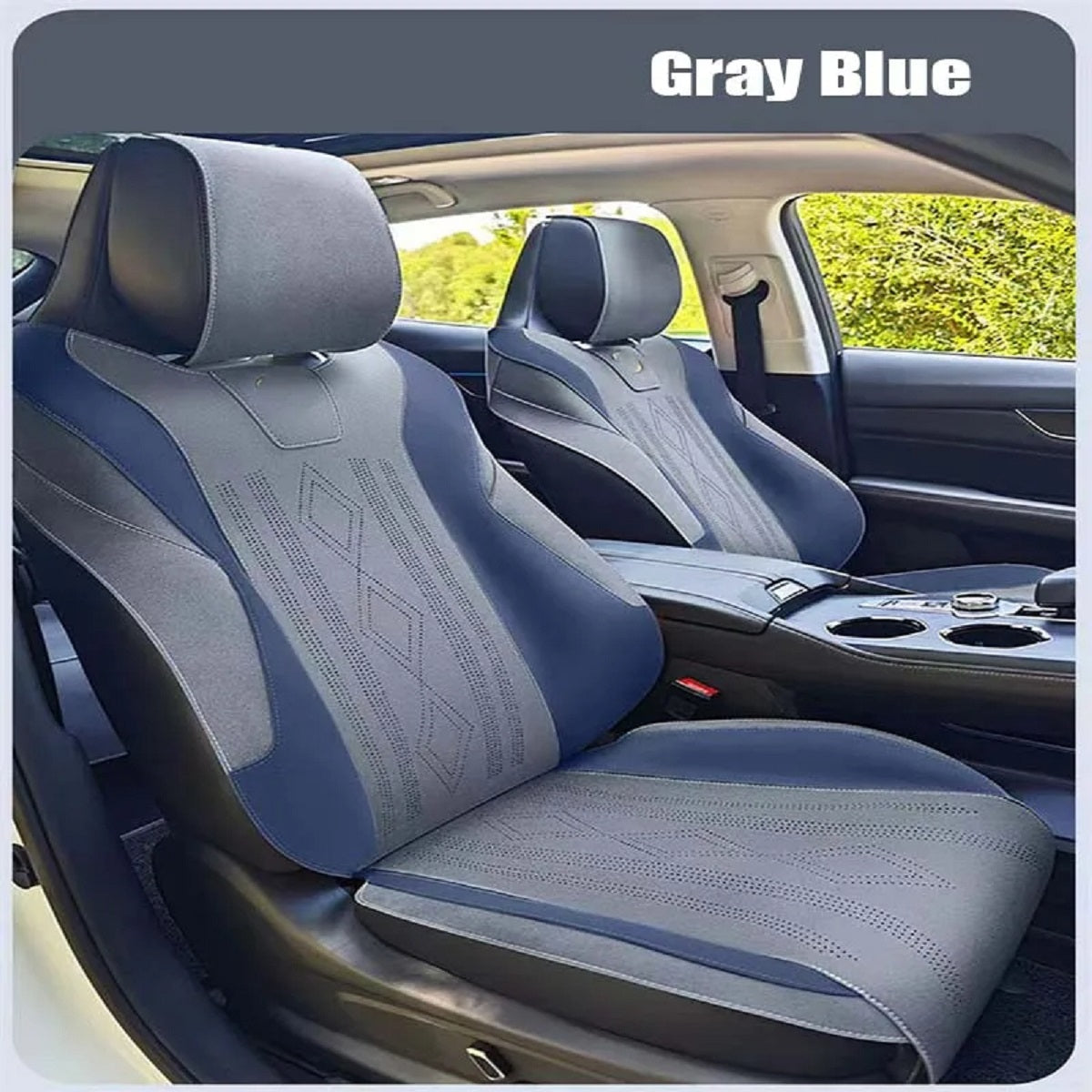 Half-Cover Suede Seat Covers for Changan UNI‑K