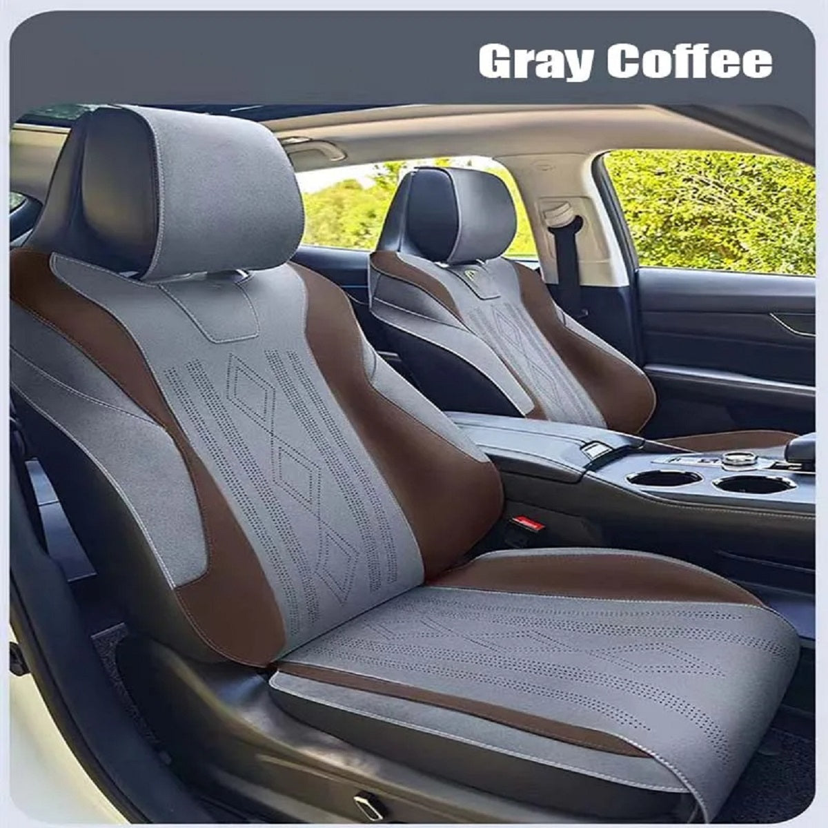 Half-Cover Suede Seat Covers for Changan UNI‑K