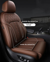 Leather Seat Covers for BMW X7 (6 Seats, 3 Rows)