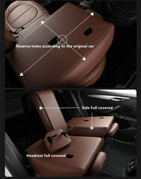 Leather Seat Covers for BMW X7 (6 Seats, 3 Rows)