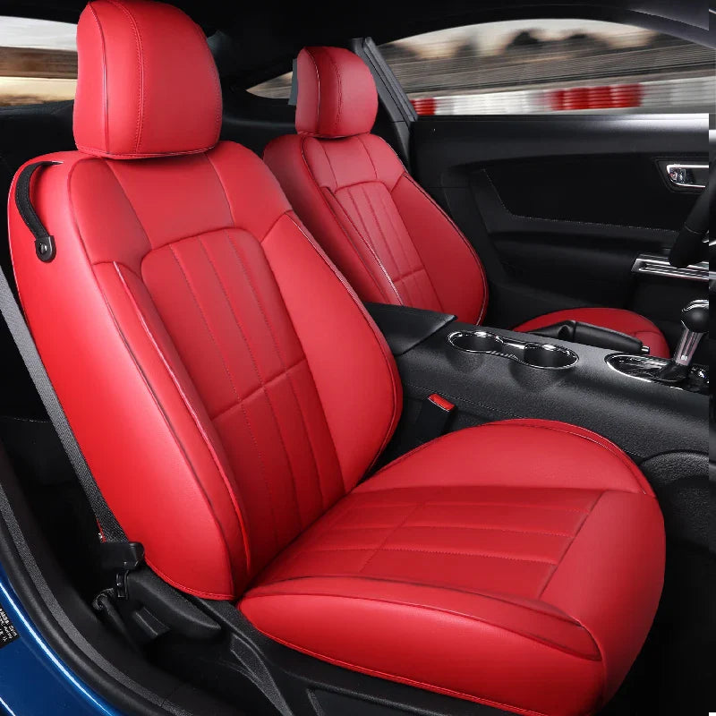 Leather Seat Covers for Ford Mustang Convertible
