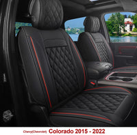 Leather Seat Covers for Chevrolet Colorado (2015–2024)