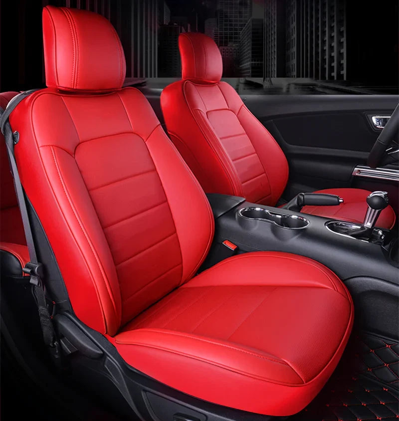 Leather Seat Covers for Ford Mustang Convertible