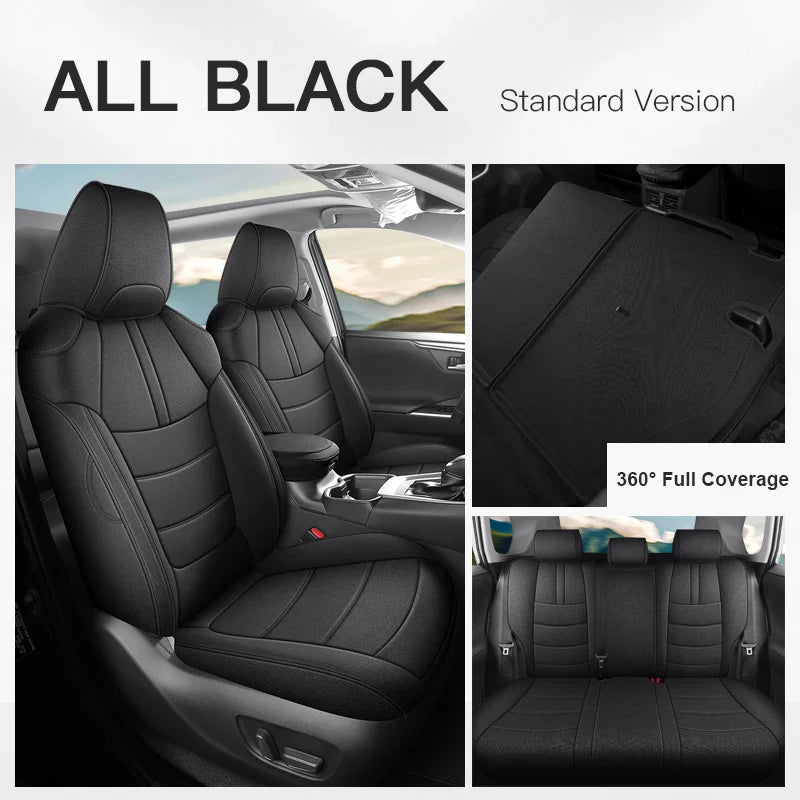 Flax Linen Breathable Seat Covers for Toyota RAV4 (2013–2019)