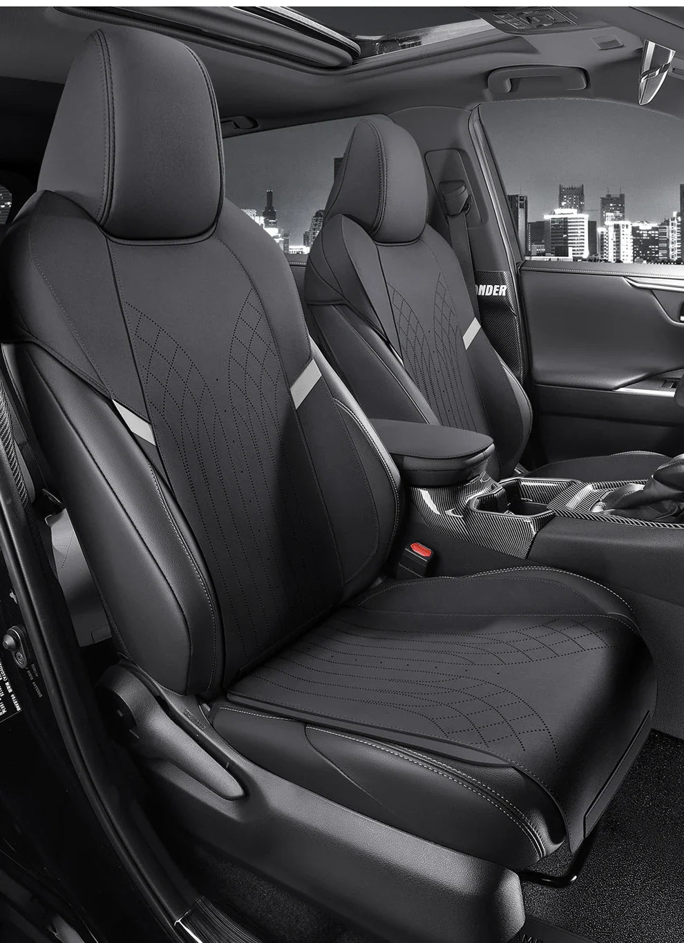 Half-Cover Suede Seat Covers for Haval Dargo