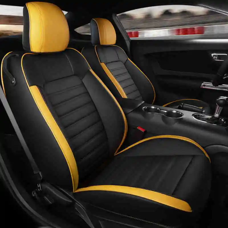 Leather Seat Covers for Ford Mustang Convertible