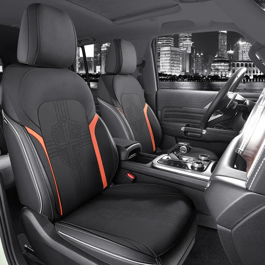 Half‑Cover Suede Car Seat Cushion Pads for Mercedes‑Benz GLC