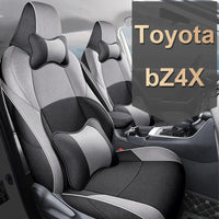 Flax Linen Breathable Seat Covers for Toyota bZ4X