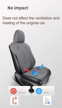 Half-Cover Alcantara Suede Car Seat Cushion Pads for Toyota Highlander