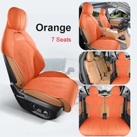 Half-Cover Suede Car Seat Cushion Pads for Lynk & Co 09
